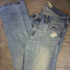 Low Rise, Straight Leg Jeans